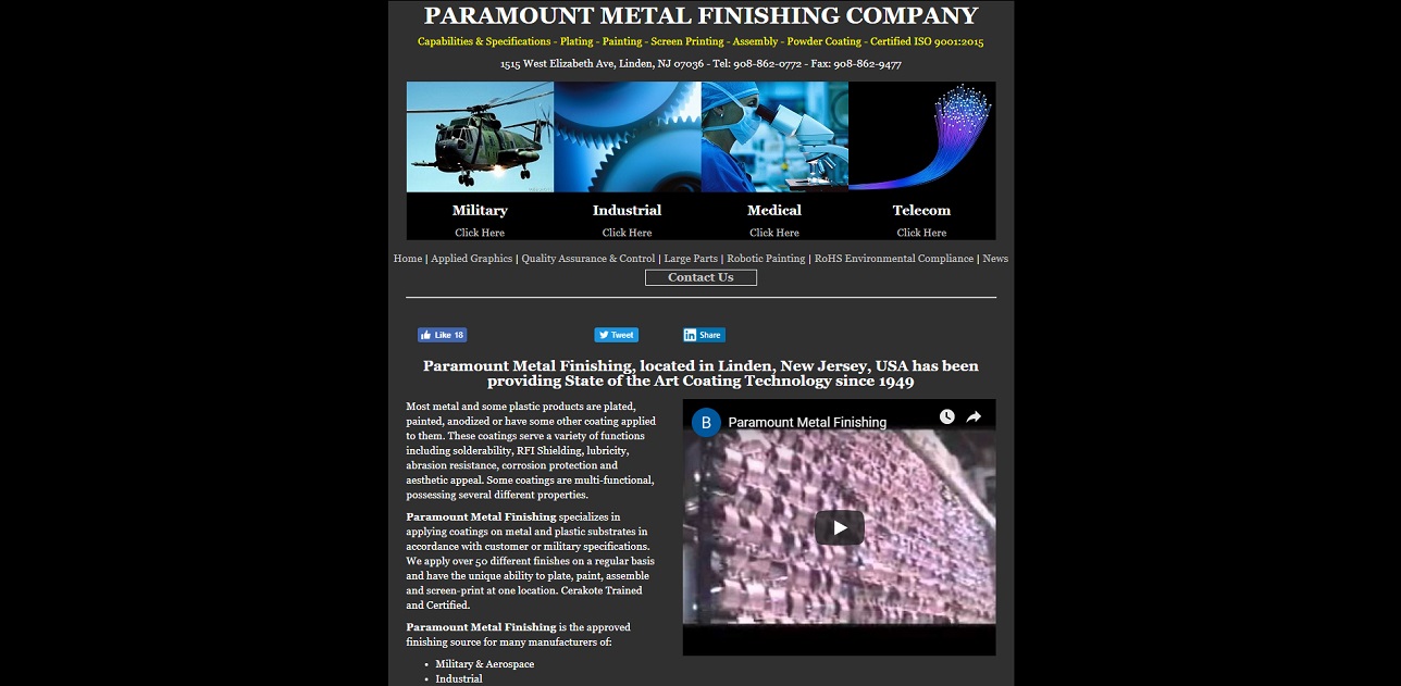 Paramount Metal Finishing Company