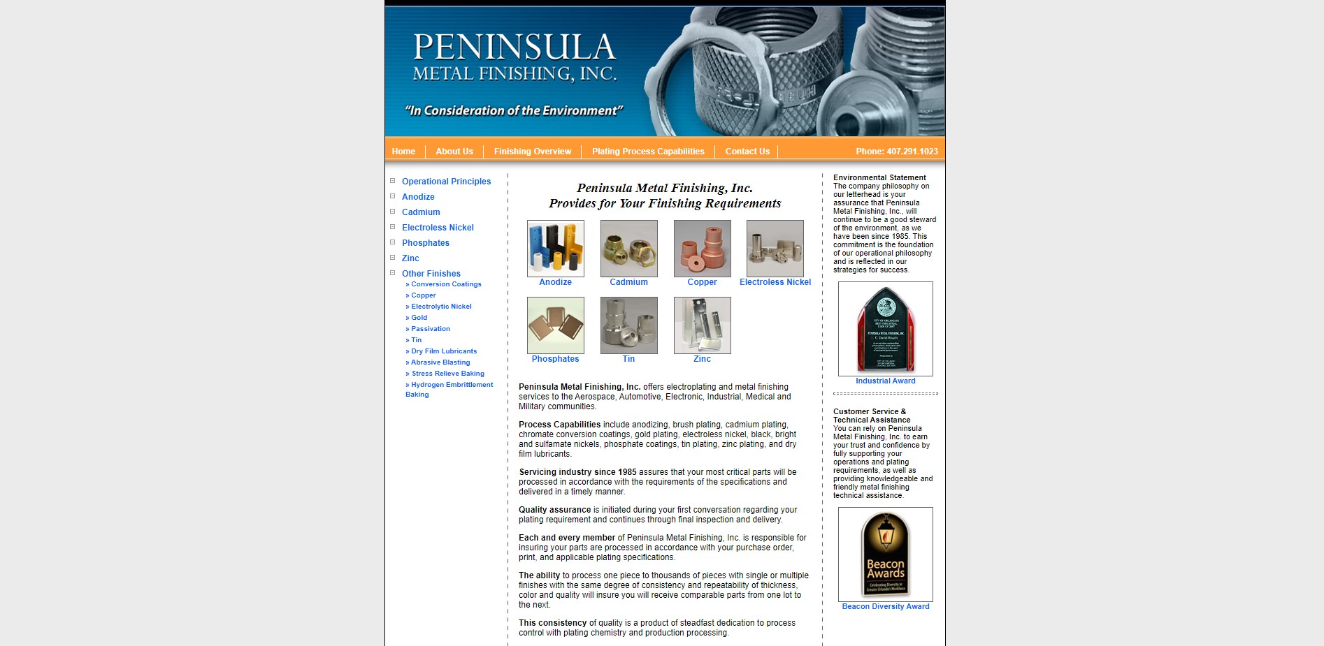 Peninsula Metal Finishing, Inc.